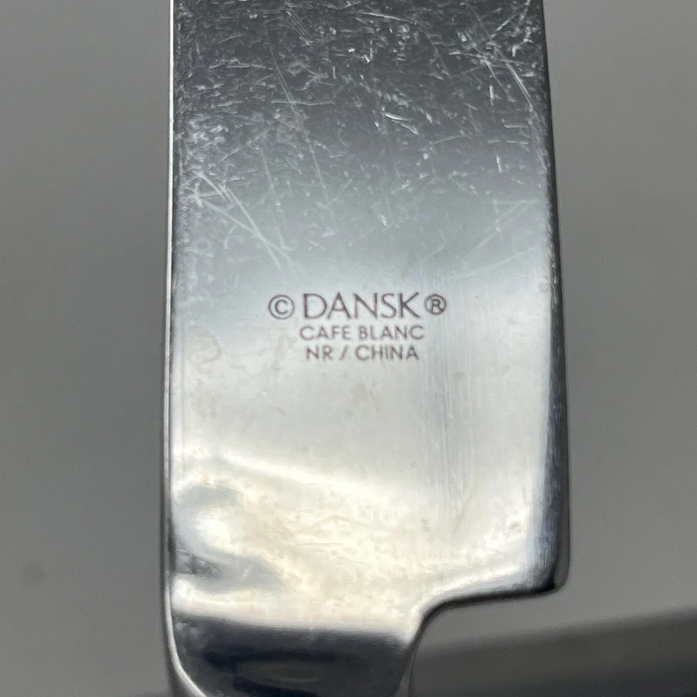 Dansk Café Blanc Stainless Knife Fork Spoon 6 Pc Set Dinner Soup Replacement